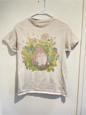 ✨ Her Universe Studio Ghibli Totoro Floral Boyfriend Tee M